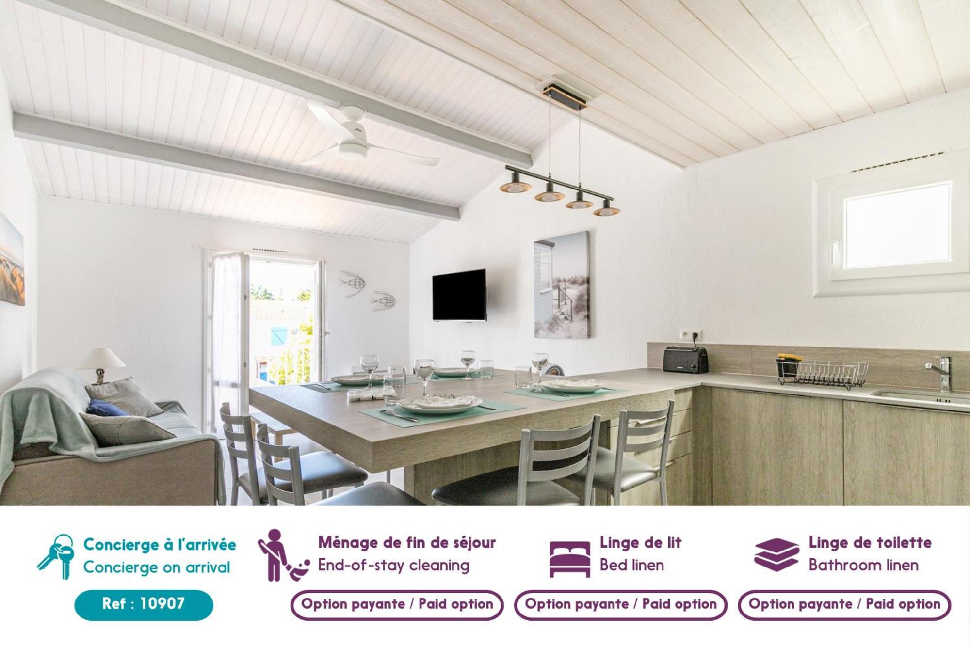 Appartement Pour 4 - 450M Plage Des Sables D'Or La Guérinière エクステリア 写真